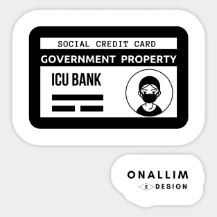 Social Credit System Sticker